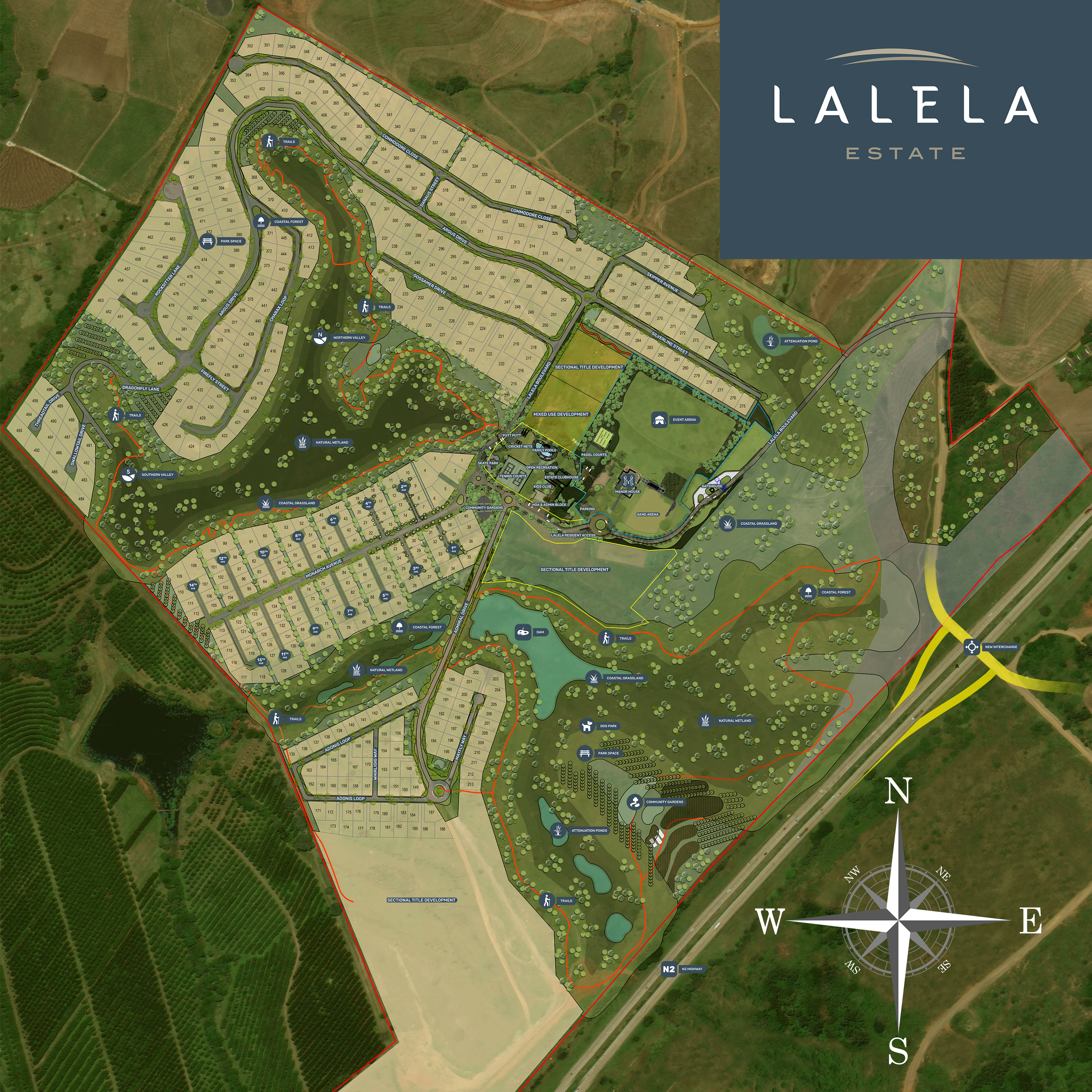 High-resolution Lalela Estate masterplan
